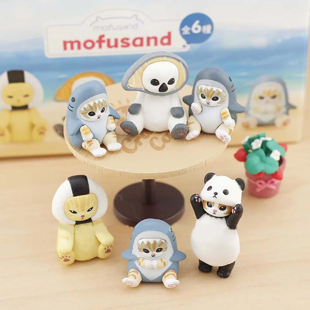 Mofusand Shark Cat Blind Box Gift Cute Toys Desktop Ornament Girl's Gift Birthday Present Garage Kit Collectable Figurines 
Mofusand Shark Cat Blind Box Gift Cute Toys Desktop Ornament Girl's Gift Birthday Present Garage Kit Collectable Figurines