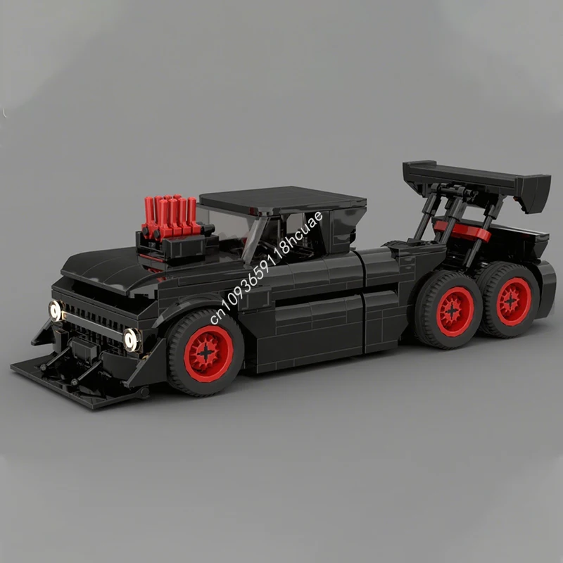 415 шт. MOC Slayer шестиколесный 1965 Chevroletes City Champion суперкар строительные блоки Рождественская модель образование креативный подарок 
415 шт. MOC Slayer шестиколесный 1965 Chevroletes City Champion суперкар строительные блоки Рождественская модель образование креативный подарок