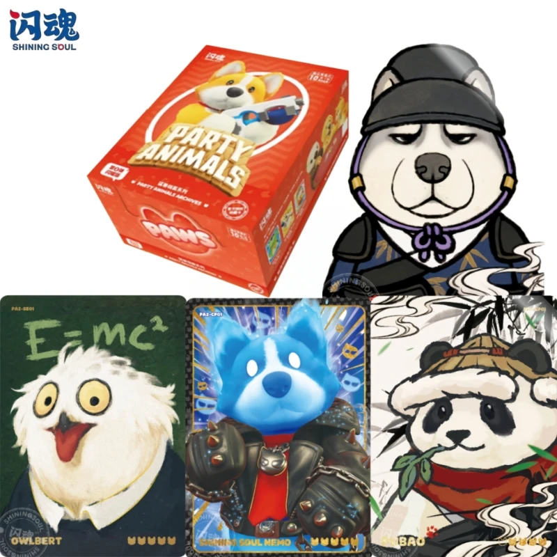 Shiningsoul Official Genuine Party Animals Archive Series Card Game Periphery Collection Toy Card Festival Gift Original Box
Shiningsoul Official Genuine Party Animals Archive Series Card Game Periphery Collection Toy Card Festival Gift Original Box