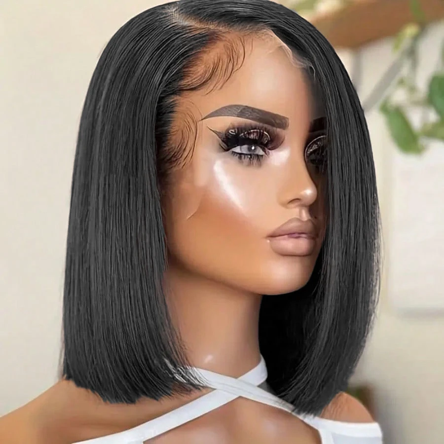 Factory Price Lace Front Wigs Human Pre Plucked with Baby Hair 200 Density 13x4 HD Transparent Straight Lace Front Wigs
Factory Price Lace Front Wigs Human Pre Plucked with Baby Hair 200 Density 13x4 HD Transparent Straight Lace Front Wigs