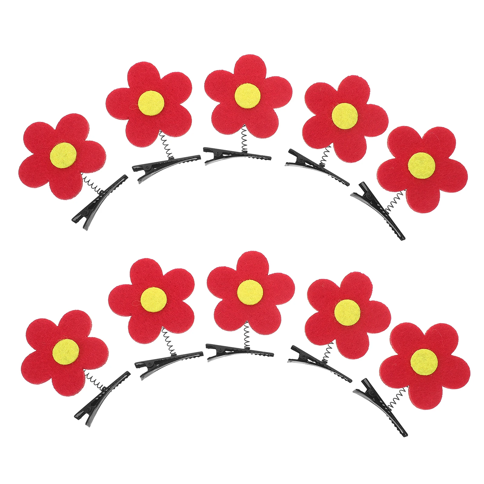 10pcs Red Flower Hairpin Flat Clips Girls Cartoon Accessories Cute Barrettes Kids Daisy Hair Clip Easy Use Durability Reliable
10pcs Red Flower Hairpin Flat Clips Girls Cartoon Accessories Cute Barrettes Kids Daisy Hair Clip Easy Use Durability Reliable