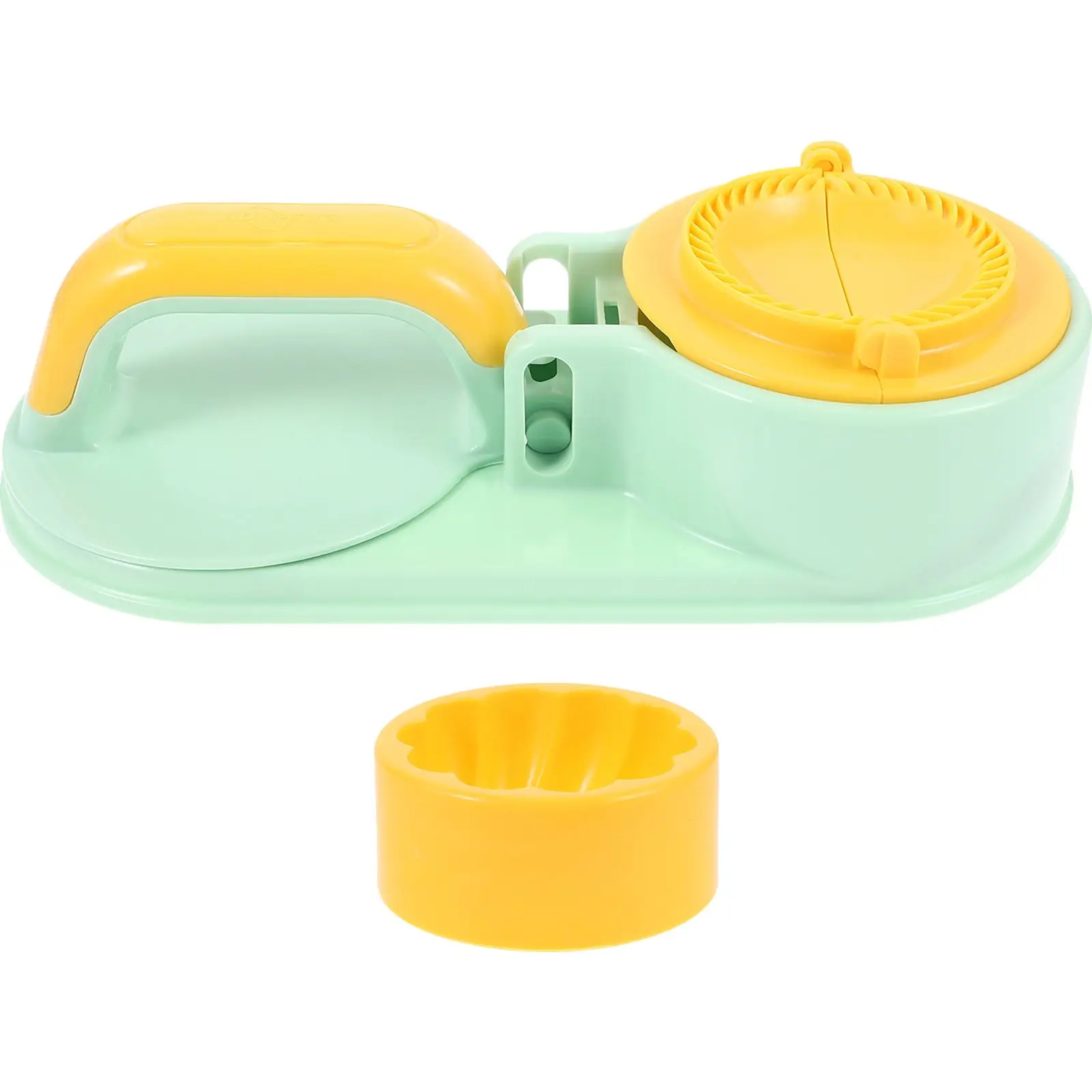 1 set Dumpling Maker Mold Lightweight Plastic Kitchen Tool Machine Practical Presser Light Green Color Easy Use Manual
1 set Dumpling Maker Mold Lightweight Plastic Kitchen Tool Machine Practical Presser Light Green Color Easy Use Manual