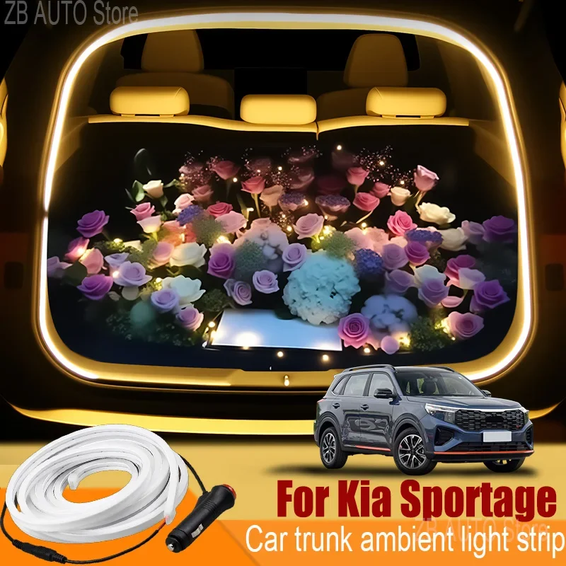 For kia sportage Automobile trunk ambient light automatic sensing car interior lighting with accessories
For kia sportage Automobile trunk ambient light automatic sensing car interior lighting with accessories