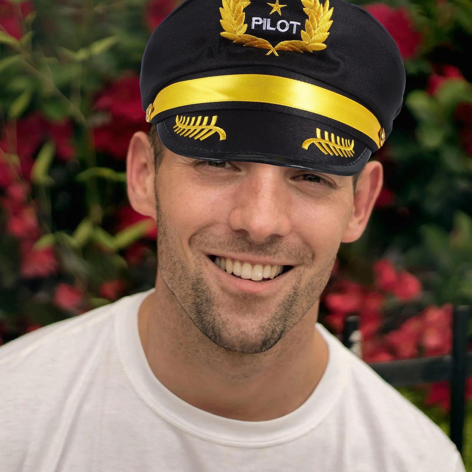 Pilot Captain Hat Polyester Stage Performance Prop Cosplay Airline Pilot Cap Wide Brim Embroidered Performing Accessory
Pilot Captain Hat Polyester Stage Performance Prop Cosplay Airline Pilot Cap Wide Brim Embroidered Performing Accessory