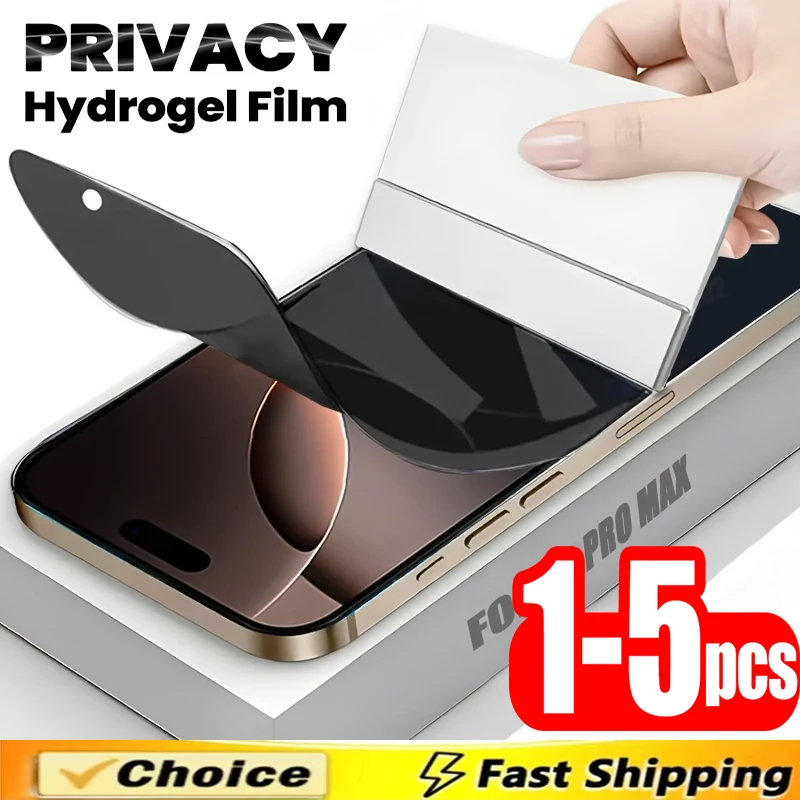 Anti-Spy Hydrogel Film For iPhone 17 Pro Max 16 15 12 13 14 11 Pro Max Air X XR XS Max Plus Privacy Screen Protector Not Glass
Anti-Spy Hydrogel Film For iPhone 17 Pro Max 16 15 12 13 14 11 Pro Max Air X XR XS Max Plus Privacy Screen Protector Not Glass