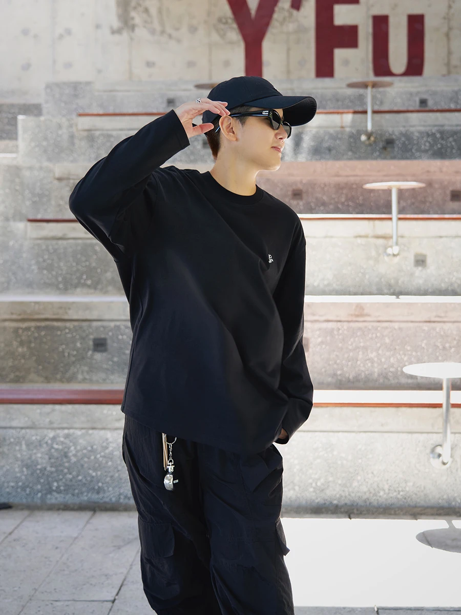 Pure Cotton Long Sve T-irt Women's Simple Bla Versatile Base Layer irt Top Outerwear Staable Cleanfit Sle
Pure Cotton Long Sve T-irt Women's Simple Bla Versatile Base Layer irt Top Outerwear Staable Cleanfit Sle