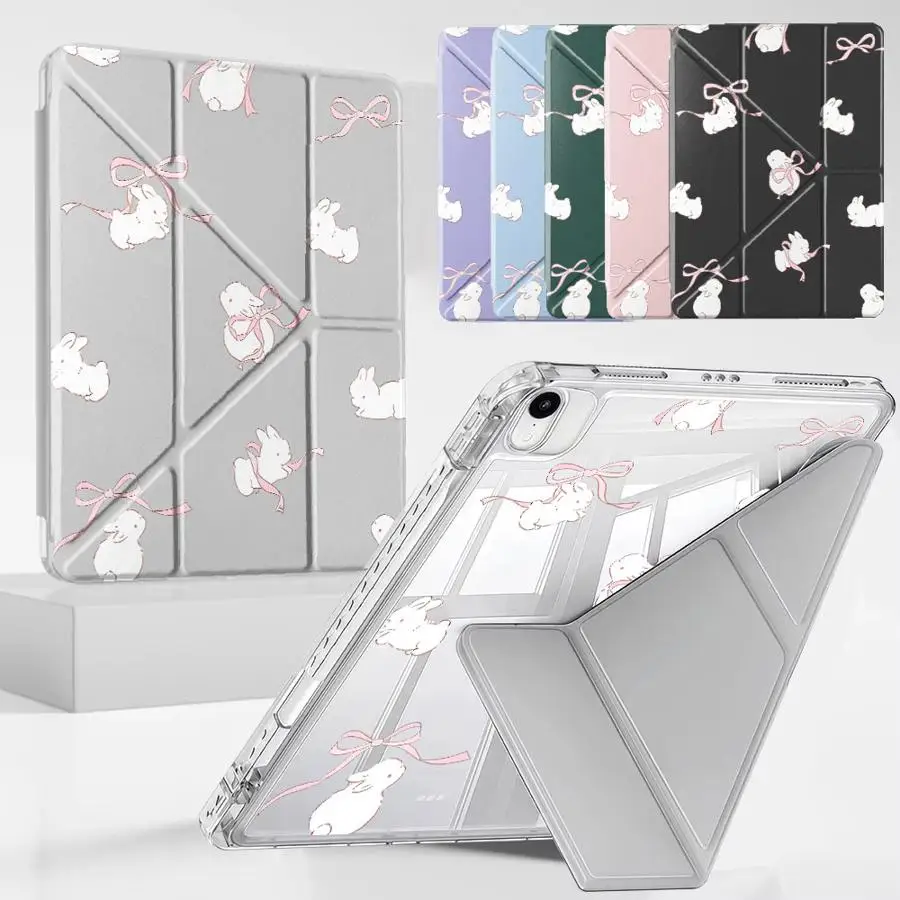 Pink Bow And Rabbit Tablet Case For iPad Mini 6 7 Pro 2025 Pro 11th 10th 9th 8th 7th 12.9inch Air 4 5 M3 M2 M4 11inch Holder
Pink Bow And Rabbit Tablet Case For iPad Mini 6 7 Pro 2025 Pro 11th 10th 9th 8th 7th 12.9inch Air 4 5 M3 M2 M4 11inch Holder
