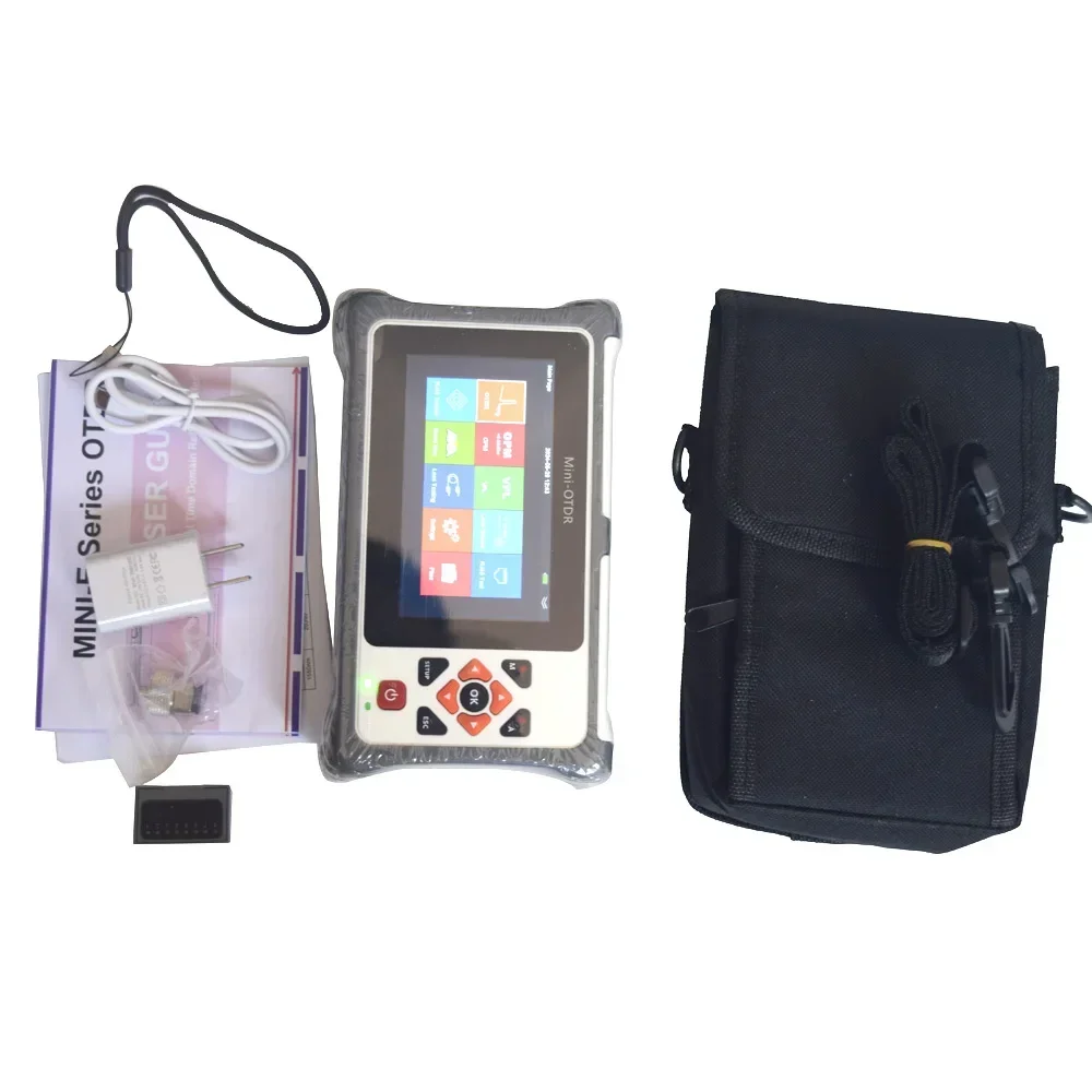 TB1000E SM 24/22dB mini OTDR Reflectometer with OPM OLS VFL Touch Screen 1310nm 1550nm 1610nm 1625nm Fiber Optic OTDR
TB1000E SM 24/22dB mini OTDR Reflectometer with OPM OLS VFL Touch Screen 1310nm 1550nm 1610nm 1625nm Fiber Optic OTDR