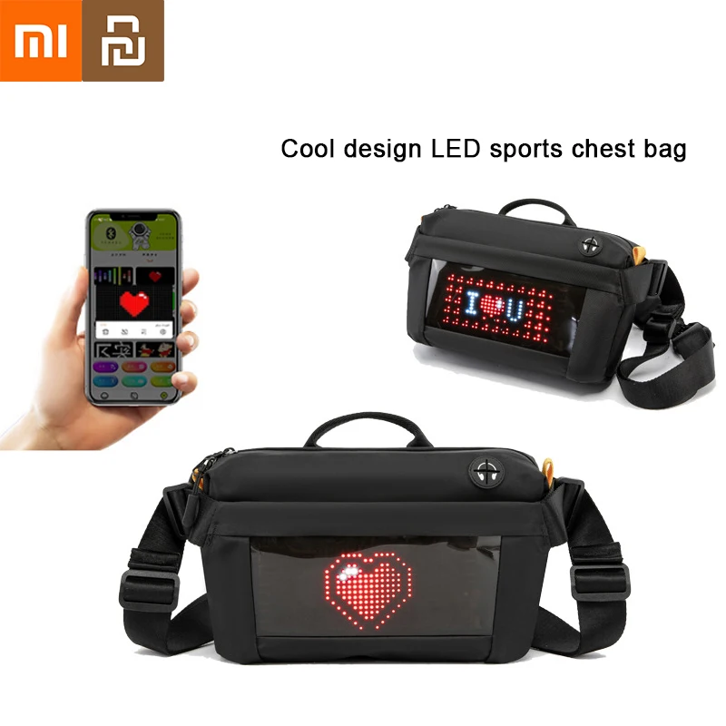 XIAOMI YOUPIN Сумка-слинг со светодиодным дисплеем и управлением через приложение Водонепроницаемый рюкзак для активного отдыха BigSpace на плечо и груди Велоспорт Путешествия
XIAOMI YOUPIN Сумка-слинг со светодиодным дисплеем и управлением через приложение Водонепроницаемый рюкзак для активного отдыха BigSpace на плечо и груди Велоспорт Путешествия