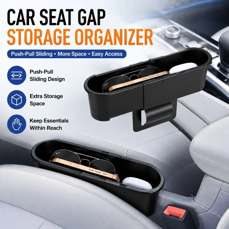 Slidable Car Seat Gap Storage Box Telescopic Crevice Sundry Organizer Universal Auto Interior Stowing Holder Practical Vehicle
Slidable Car Seat Gap Storage Box Telescopic Crevice Sundry Organizer Universal Auto Interior Stowing Holder Practical Vehicle