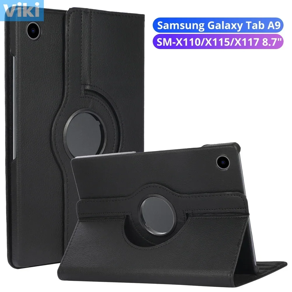 For Samsung Galaxy Tab A9 Case 8.7 inch 2023 SM-X110 SM-X115 SM-X117 360 Rotating Cover for Samsung Galaxy Tab A9 Tablet Case
For Samsung Galaxy Tab A9 Case 8.7 inch 2023 SM-X110 SM-X115 SM-X117 360 Rotating Cover for Samsung Galaxy Tab A9 Tablet Case