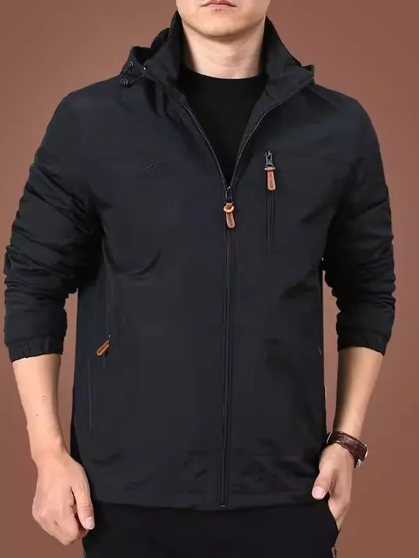 Men's Casual Windproof Waterproof Faionable Jaet Spring Autumn New Sle Large Size Trendy Outdoor Coat Long Sve
Men's Casual Windproof Waterproof Faionable Jaet Spring Autumn New Sle Large Size Trendy Outdoor Coat Long Sve