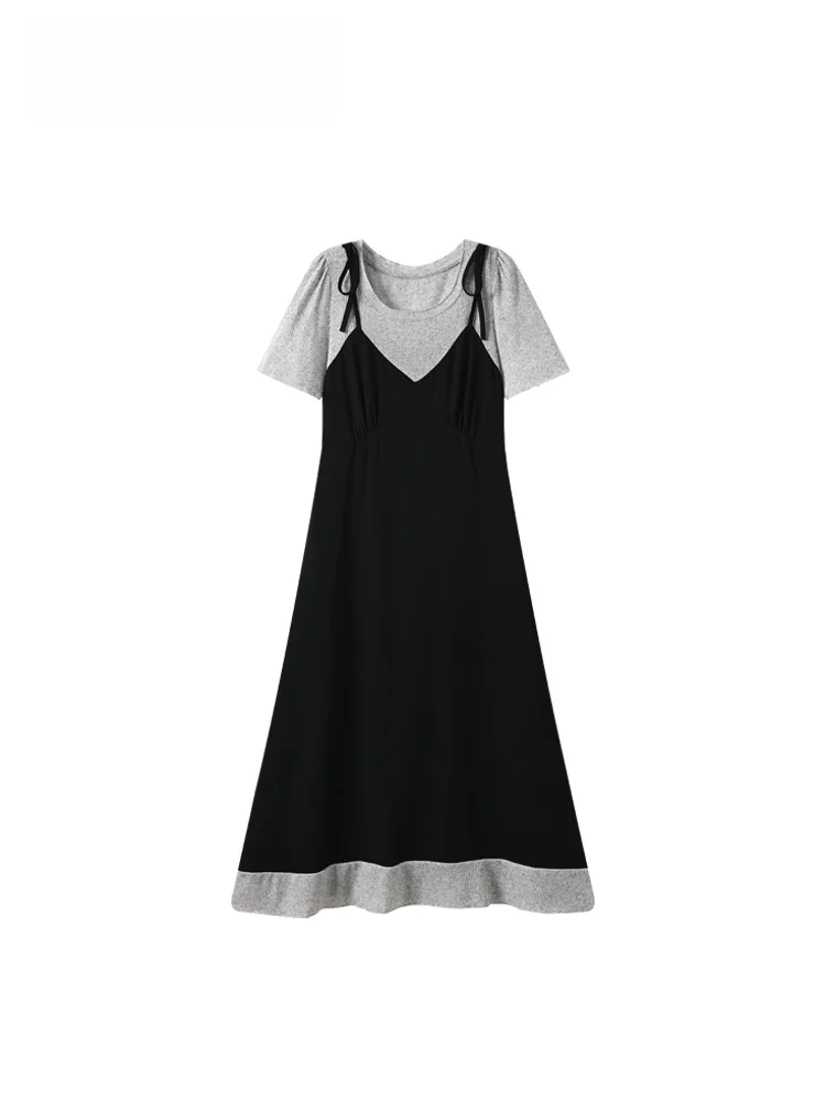CaraCLUB Summer New plus Size College Style Dress Women Fashion Slimming Skirt A-Line Polyester Fiber Casual round Neck Short...
CaraCLUB Summer New plus Size College Style Dress Women Fashion Slimming Skirt A-Line Polyester Fiber Casual round Neck Short...