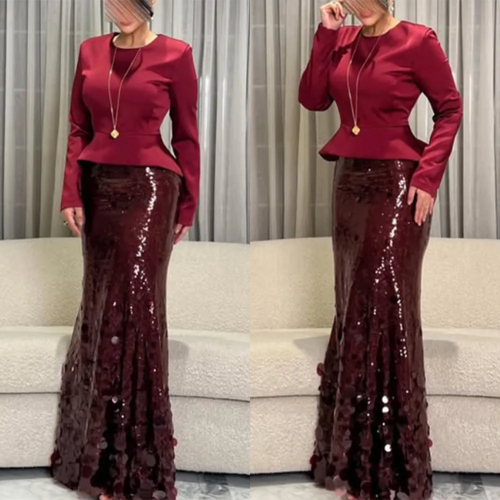 Customized O-neck A-line Full Sleeves Floor Length Vestidos Para Bodas Mujer Invitada Luxury Dress Robe Pour Mariage Invité 원피스
Customized O-neck A-line Full Sleeves Floor Length Vestidos Para Bodas Mujer Invitada Luxury Dress Robe Pour Mariage Invité 원피스