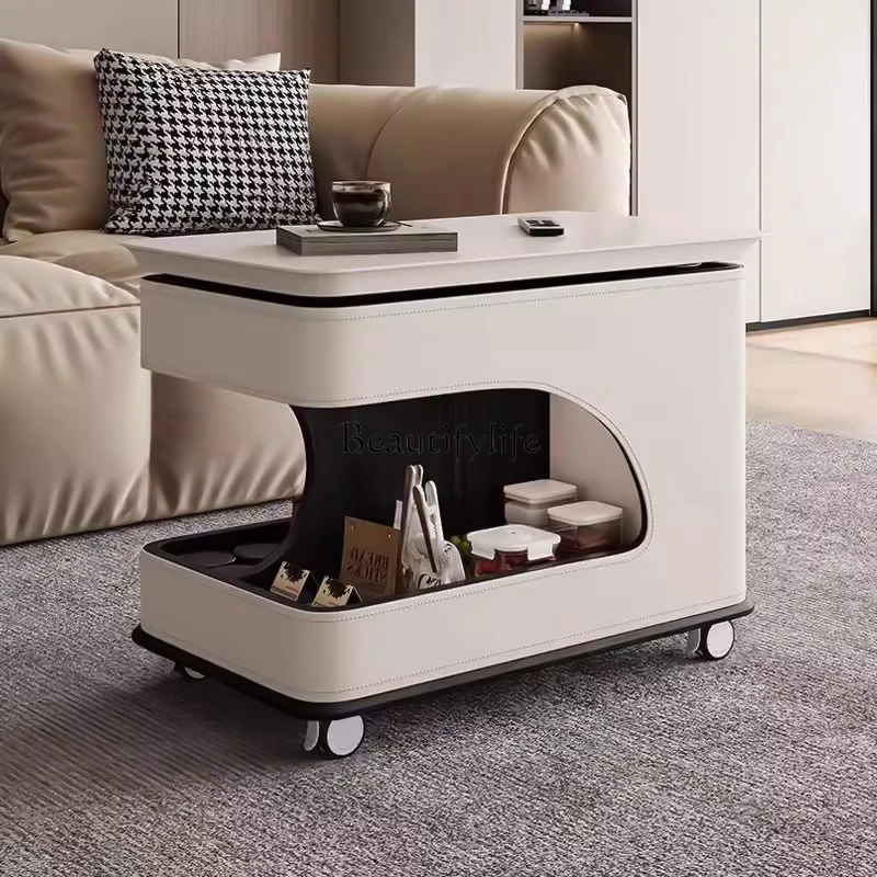 Multifunctional rock slab lifting solid wood coffee table movable living room home light luxury
Multifunctional rock slab lifting solid wood coffee table movable living room home light luxury