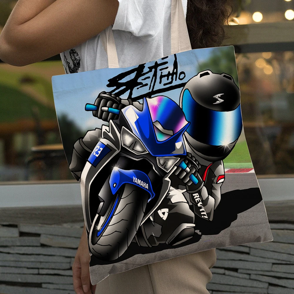 Мотоциклетные сумки большой емкости с героями мультфильмов, модные женские сумки для экстремальных видов спорта, женская сумка-шоппер, эко-сумка для супермаркета 40x45 см
Мотоциклетные сумки большой емкости с героями мультфильмов, модные женские сумки для экстремальных видов спорта, женская сумка-шоппер, эко-сумка для супермаркета 40x45 см