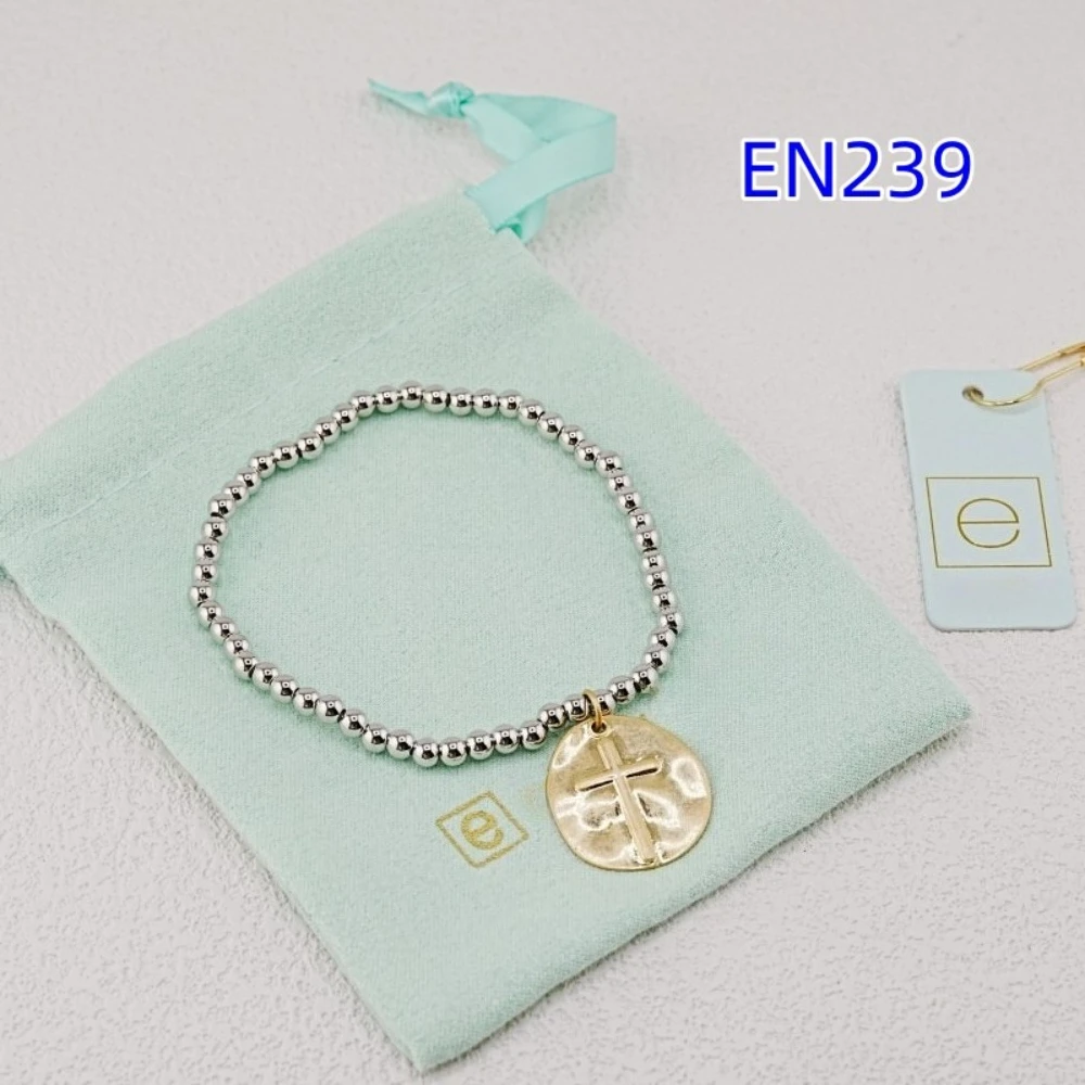 YEEVAA Classic Silver Mixed Metal 4mm Bead Bracelet - Inspire Gold Charm, Fashion Jewelry Gift for Women
YEEVAA Classic Silver Mixed Metal 4mm Bead Bracelet - Inspire Gold Charm, Fashion Jewelry Gift for Women