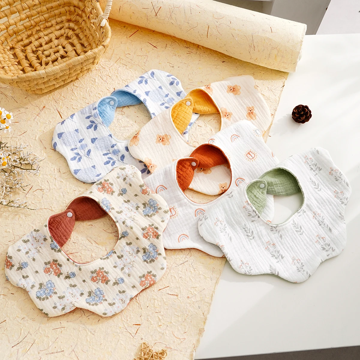 Happyflute, 1 шт., нагрудники для новорожденных, тряпки для отрыжки, впитывающая бандана, слюнявчик для прорезывания зубов и слюнотечения, детский нагрудник из 100% хлопка
Happyflute, 1 шт., нагрудники для новорожденных, тряпки для отрыжки, впитывающая бандана, слюнявчик для прорезывания зубов и слюнотечения, детский нагрудник из 100% хлопка