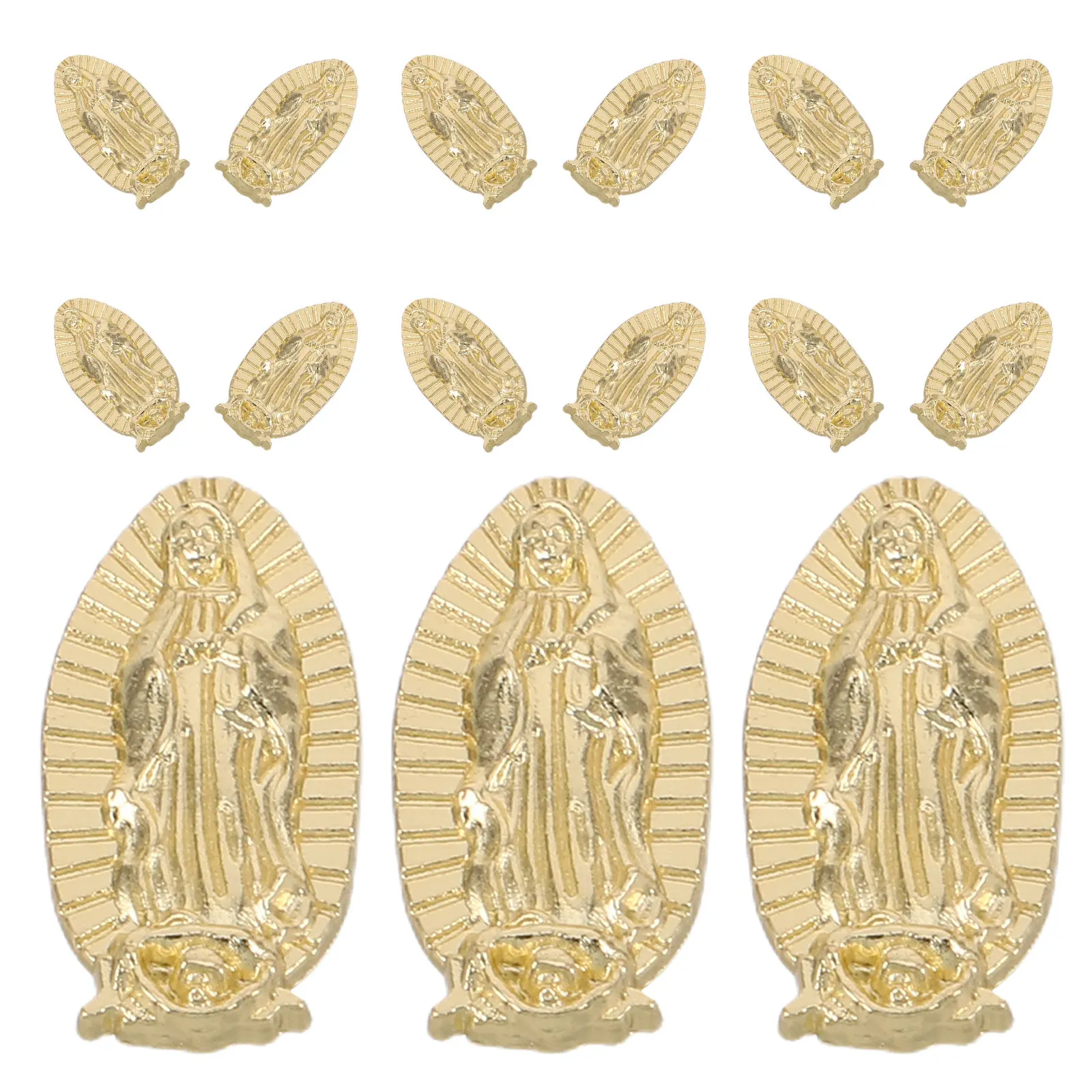 100Pcs Buddha Statue Nail Charms Metal Alloy 3D Embossed Nails Decoration Kit Jewelry Accessories for Manicure Nail Art Supplies
100Pcs Buddha Statue Nail Charms Metal Alloy 3D Embossed Nails Decoration Kit Jewelry Accessories for Manicure Nail Art Supplies