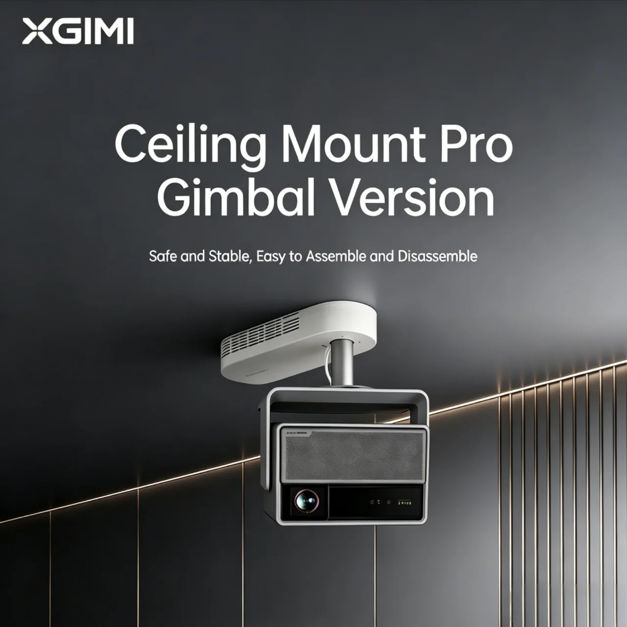 XGIMI ceiling mounted professional gimbal bracket with stable load-bearing capacity, suitable for XGIMI RS 20 series, etc
XGIMI ceiling mounted professional gimbal bracket with stable load-bearing capacity, suitable for XGIMI RS 20 series, etc