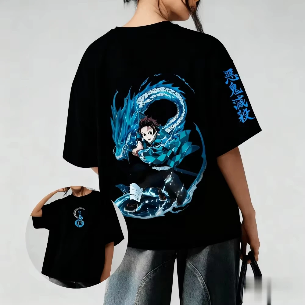 Demon Slayer Anime Printed Men and Women Summer T-shirt Couple Street Oversized Fashion Casual Parent Child Top Harajuku Y2K
Demon Slayer Anime Printed Men and Women Summer T-shirt Couple Street Oversized Fashion Casual Parent Child Top Harajuku Y2K