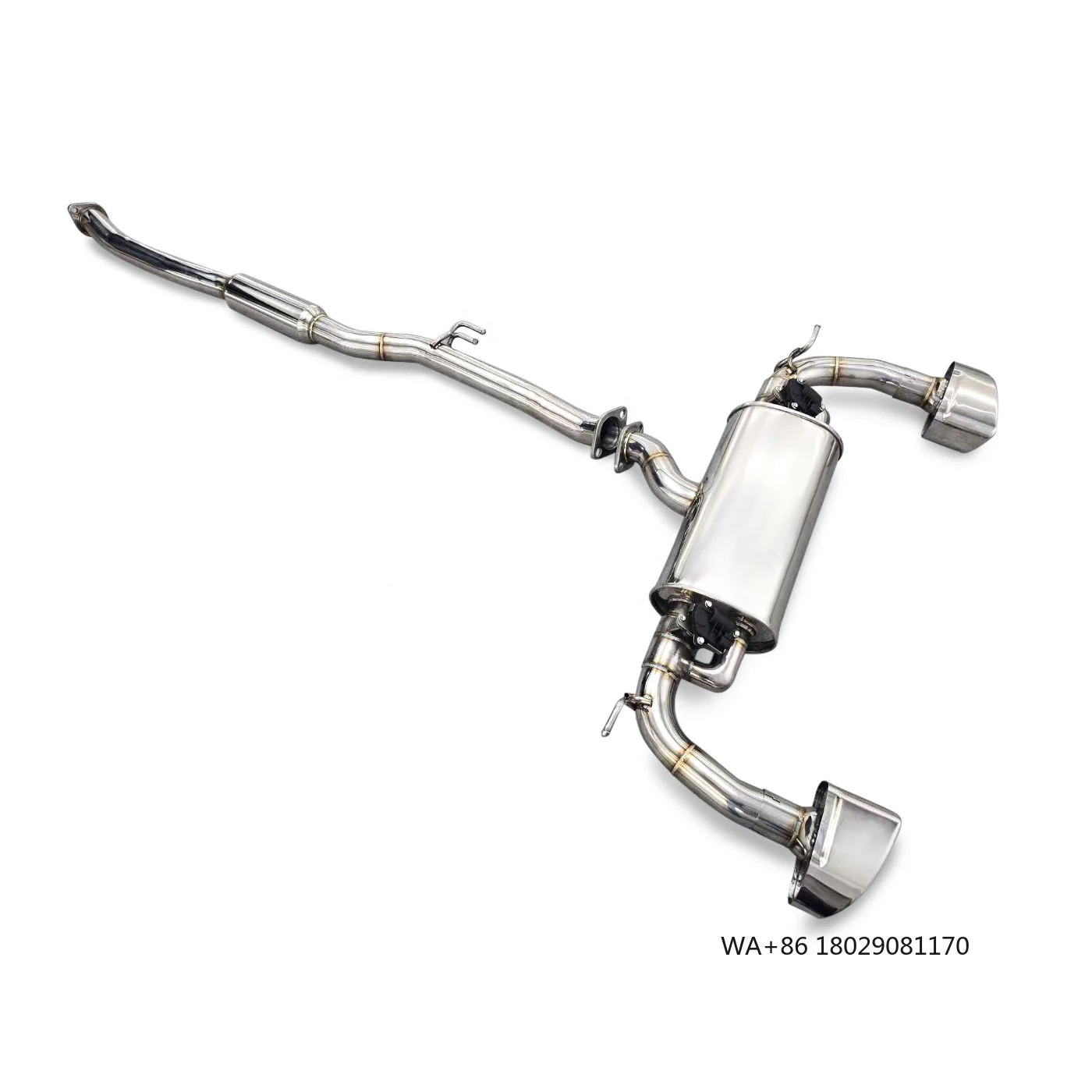 Stainless Steel Valved Cat-back Exhaust System Compatible with Genesis Coupe 2.0T 2009-2016 Resonators
Stainless Steel Valved Cat-back Exhaust System Compatible with Genesis Coupe 2.0T 2009-2016 Resonators