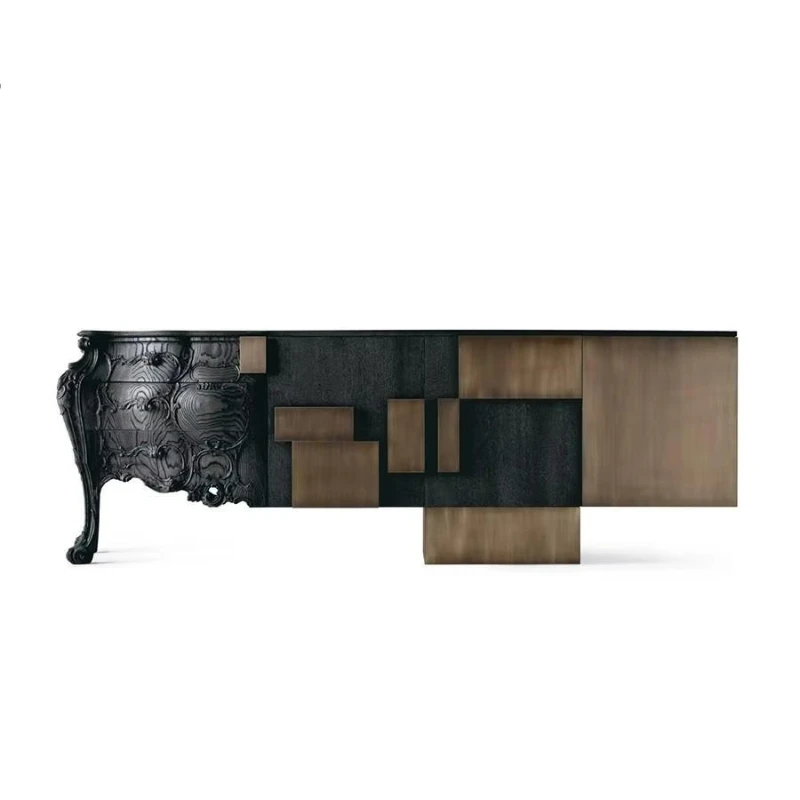 Modern luxury carved solid wood sideboard buffet cabinet unique home designer elegant dining room console table
Modern luxury carved solid wood sideboard buffet cabinet unique home designer elegant dining room console table