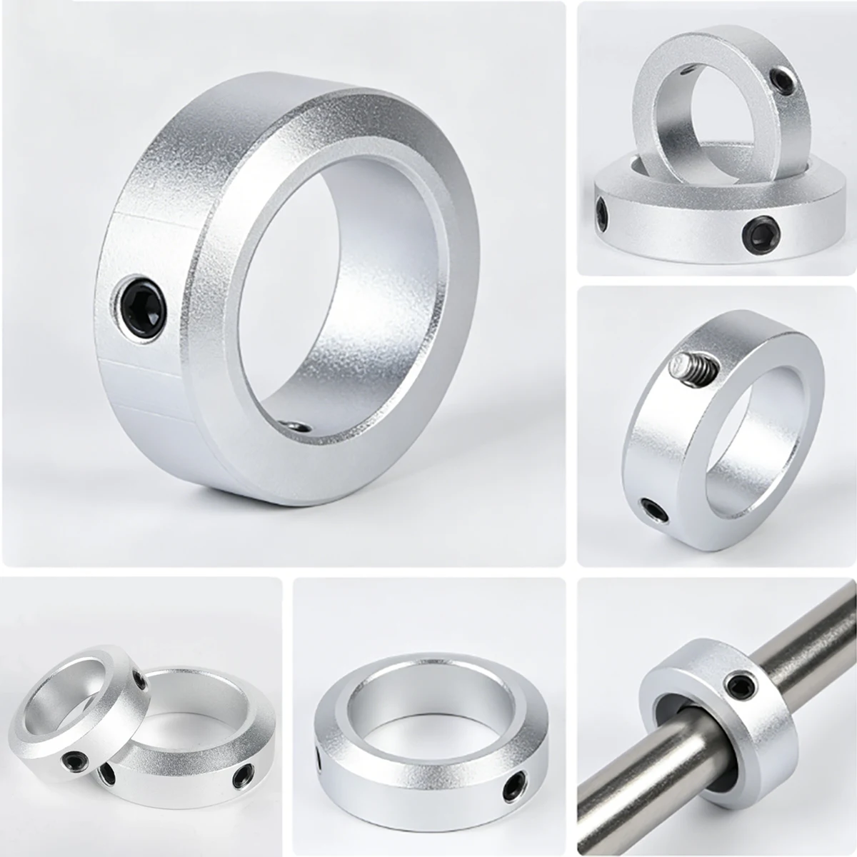 Retaining ring Stop screw type Retaining ring shaft retainer locator SCCAW aluminum alloy with screws Limit ring
Retaining ring Stop screw type Retaining ring shaft retainer locator SCCAW aluminum alloy with screws Limit ring