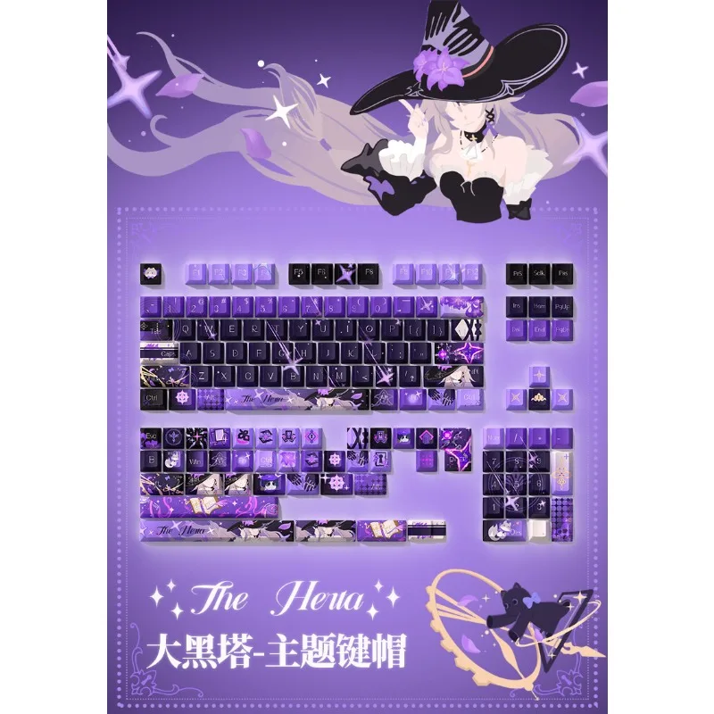 137 Keys The Herta Keycap Set Game Honkai:Star Rail PBT Dye Subbed Side Light Transmission Gaming Keycap for Mechanical Keyboard
137 Keys The Herta Keycap Set Game Honkai:Star Rail PBT Dye Subbed Side Light Transmission Gaming Keycap for Mechanical Keyboard