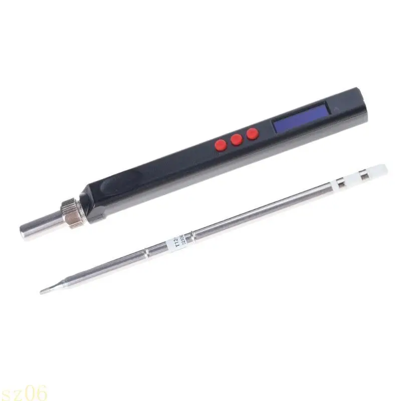 Q2Q4 Mini Electric Soldering Iron Kit T12 Output Power 65W, Adjustable Temperature 200℃-450℃, Programmable, OLED Display
Q2Q4 Mini Electric Soldering Iron Kit T12 Output Power 65W, Adjustable Temperature 200℃-450℃, Programmable, OLED Display