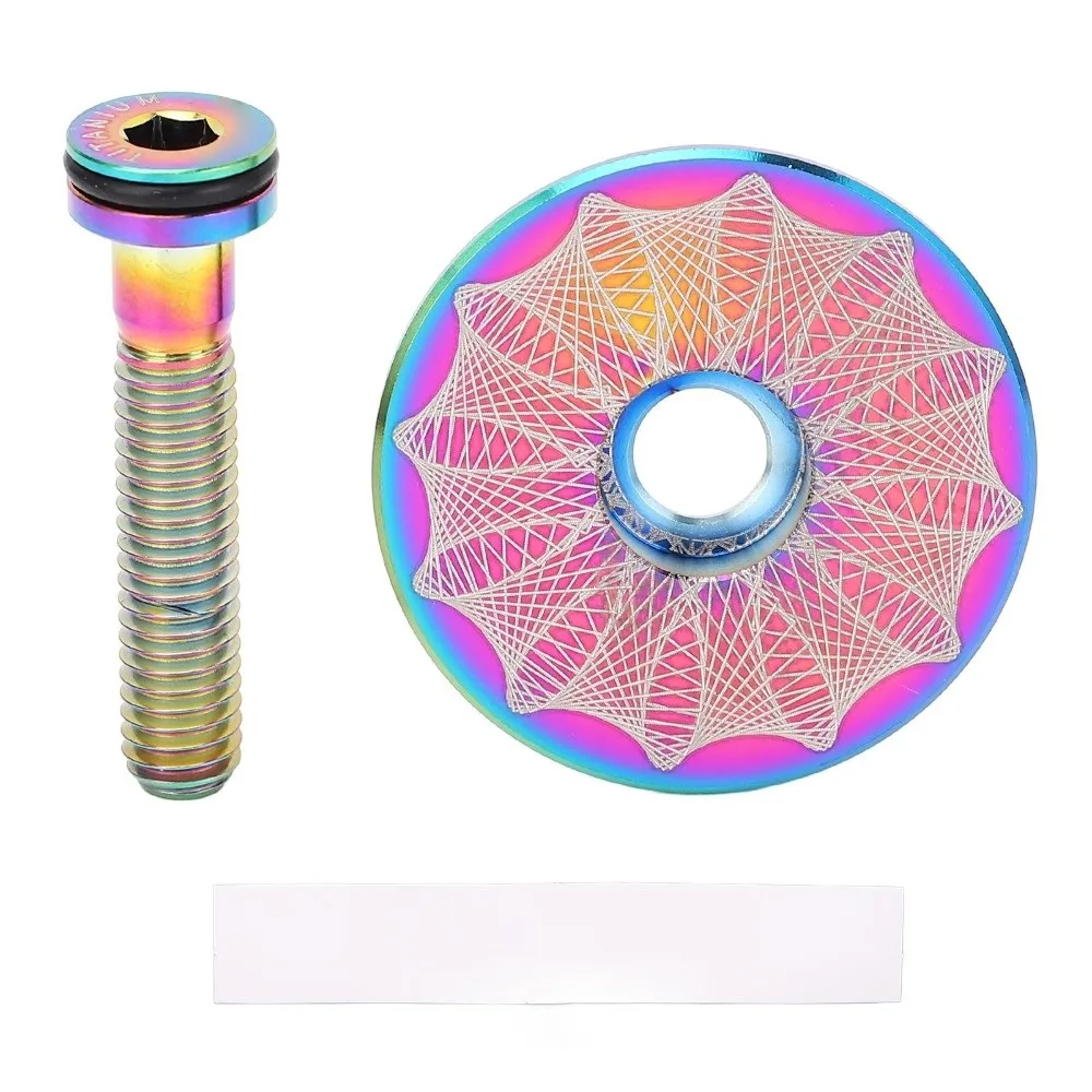 Titanium Alloy Bike Headset Top Cap Lightweight Rustproof Bike Headset Stem Cover 28.6mm Bike Headset Stem Cap
Titanium Alloy Bike Headset Top Cap Lightweight Rustproof Bike Headset Stem Cover 28.6mm Bike Headset Stem Cap