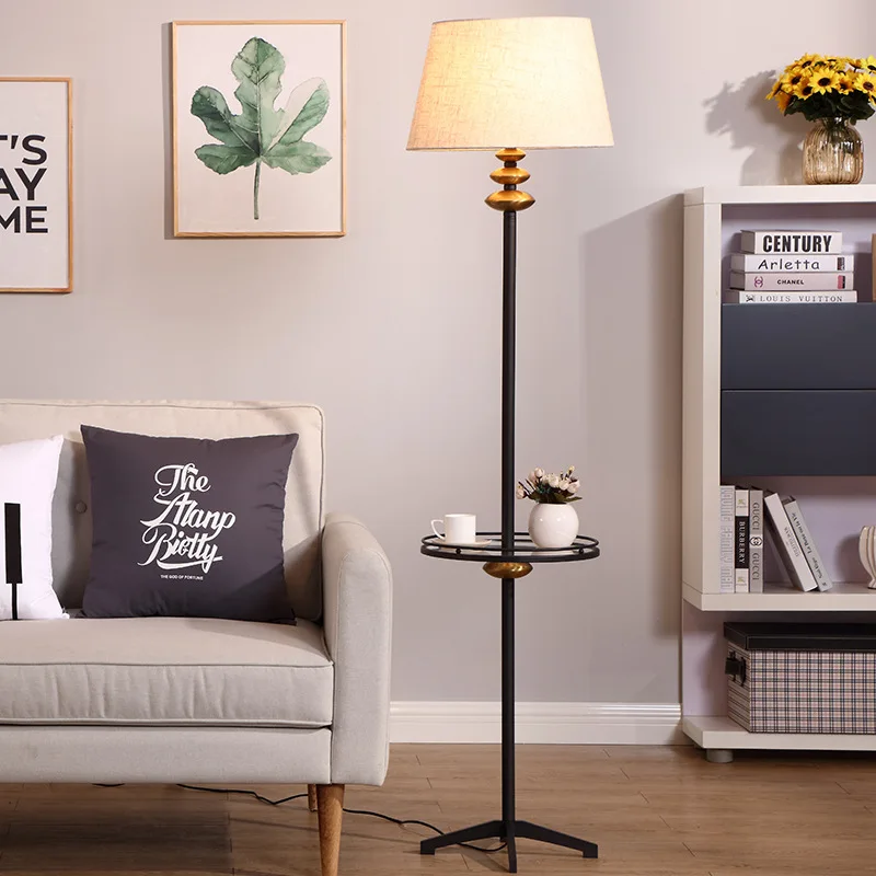 American coffee table floor lamp LED simple creative study reading living room European bedroom warm floor lamp
American coffee table floor lamp LED simple creative study reading living room European bedroom warm floor lamp