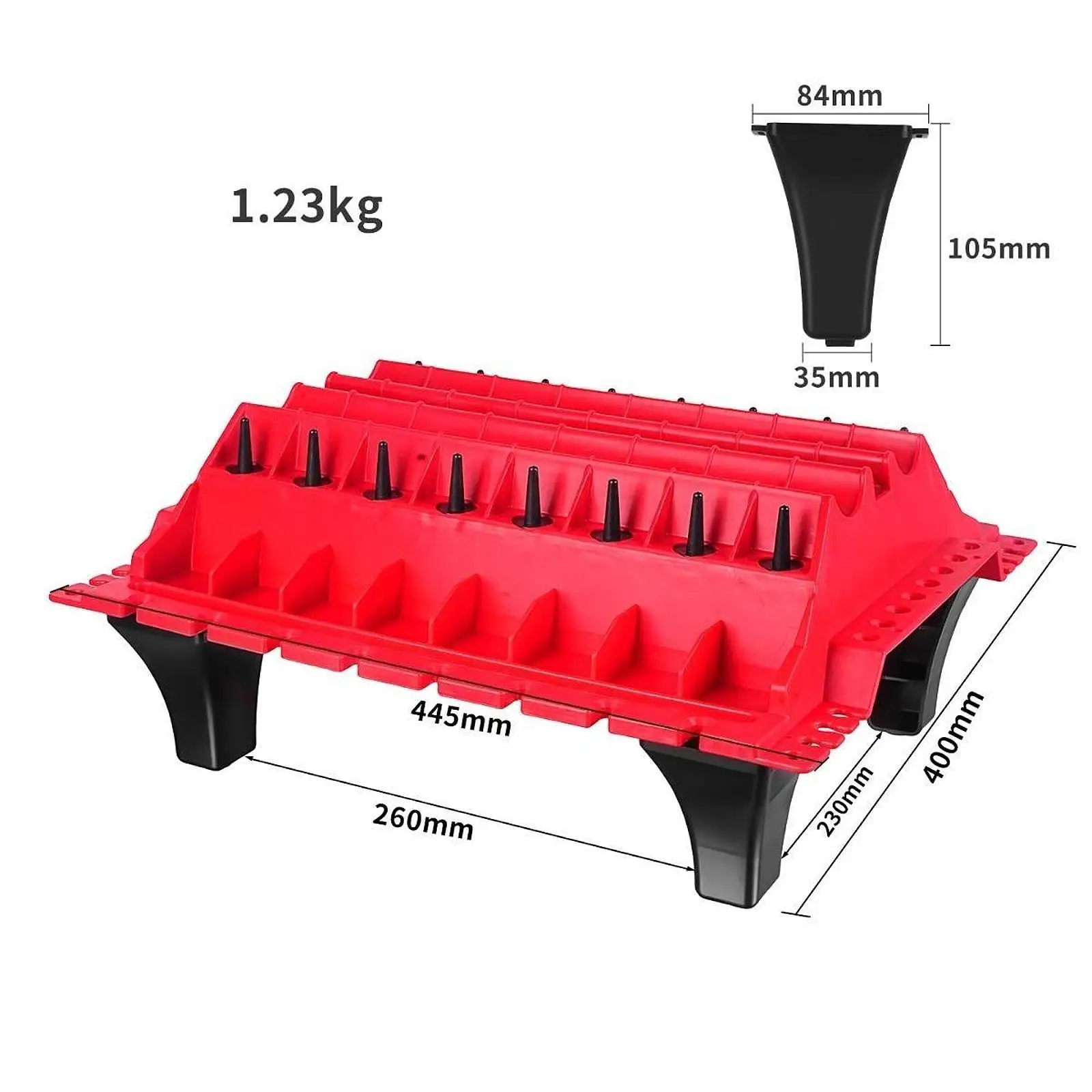 High Performance Engine Cylinder Head Tray Large Space Organizer Tool for Car Engine Repair and Storage
High Performance Engine Cylinder Head Tray Large Space Organizer Tool for Car Engine Repair and Storage