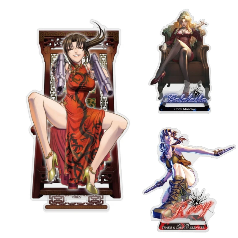 Hot anime BLACK LAGOON Acrylic stand Cartoons present Balalaika Revy Revy Figure Desktop ornament Fans Christmas Gifts 15cm
Hot anime BLACK LAGOON Acrylic stand Cartoons present Balalaika Revy Revy Figure Desktop ornament Fans Christmas Gifts 15cm