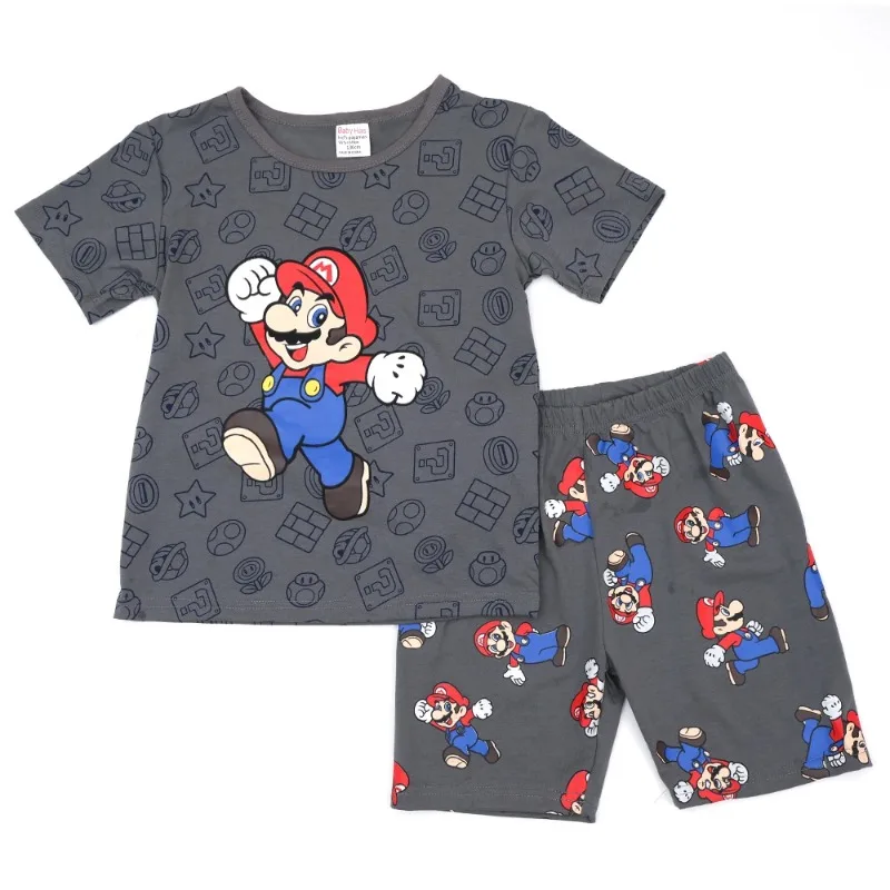 Anime Peripheral Marios Pyjamas Luigi T-Shirt Shorts Set Summer Loose Outfit Faddish Casual T-shirt Set Gift
Anime Peripheral Marios Pyjamas Luigi T-Shirt Shorts Set Summer Loose Outfit Faddish Casual T-shirt Set Gift
