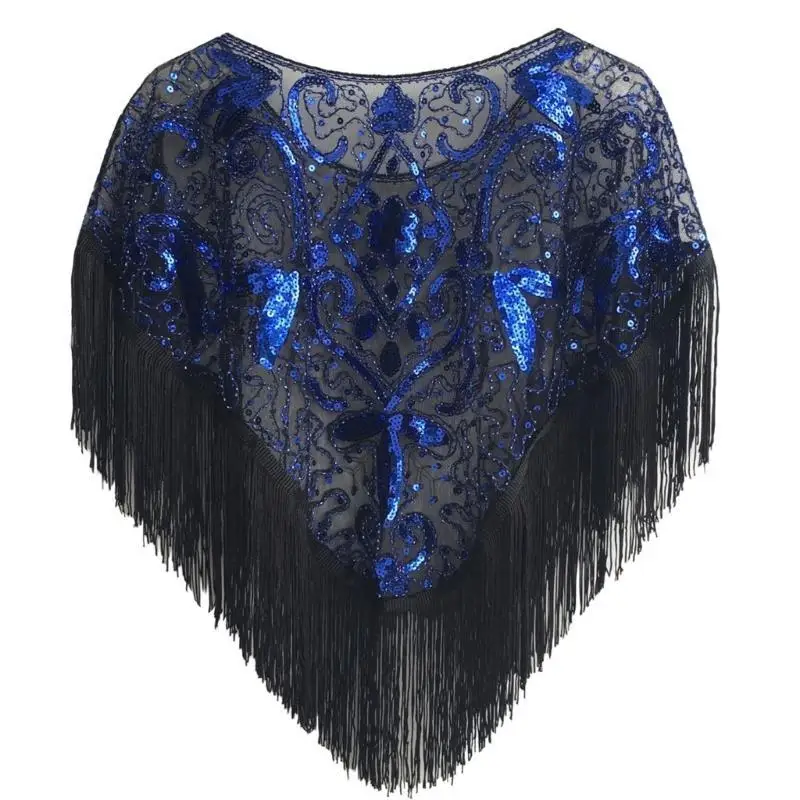 652F Wedding Dress Women's Shawl 1920S Vintage Party Cloak Shawl Decorative Fringe Shoulder Wrap for Banquet Evening Dress
652F Wedding Dress Women's Shawl 1920S Vintage Party Cloak Shawl Decorative Fringe Shoulder Wrap for Banquet Evening Dress
