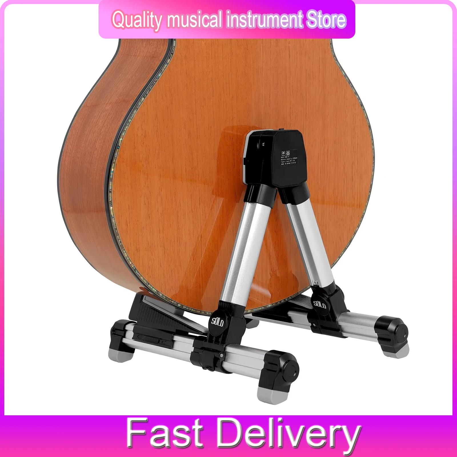 Стойка для гитары SOLO с возможностью подключения Bluetooth, резонансная, может использоваться как динамик, алюминиевая, вертикальная, складная, аксессуары для гитарных инструментов
Стойка для гитары SOLO с возможностью подключения Bluetooth, резонансная, может использоваться как динамик, алюминиевая, вертикальная, складная, аксессуары для гитарных инструментов