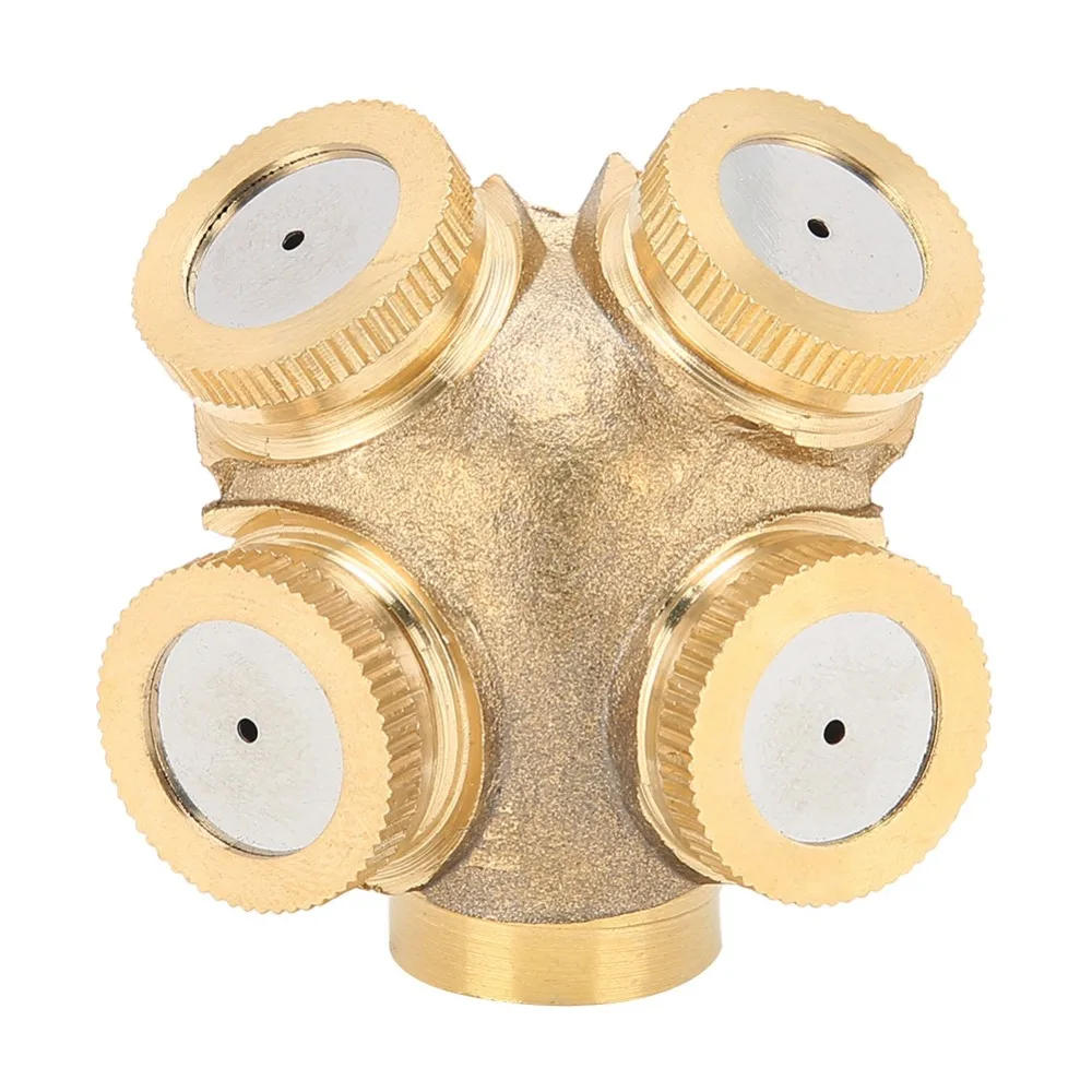 5PCS 4 Hole Misting Spray Nozzle M14 X 1.5mm Female Thread Wide Angle Garden Irrigation Nozzle High Pressure Brass
5PCS 4 Hole Misting Spray Nozzle M14 X 1.5mm Female Thread Wide Angle Garden Irrigation Nozzle High Pressure Brass
