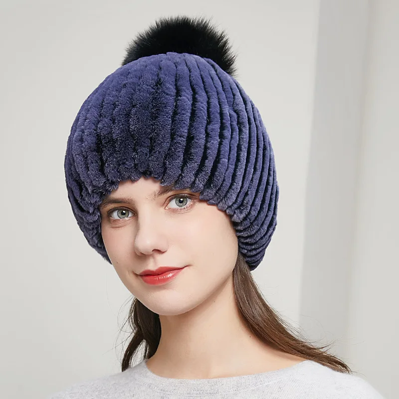 Hot Selling Hats for Women In Autumn and Winter Rabbit Fur for Warmth and Ear Protection Fox Fur Ball Hat Rabbit Fur Grass Hat
Hot Selling Hats for Women In Autumn and Winter Rabbit Fur for Warmth and Ear Protection Fox Fur Ball Hat Rabbit Fur Grass Hat