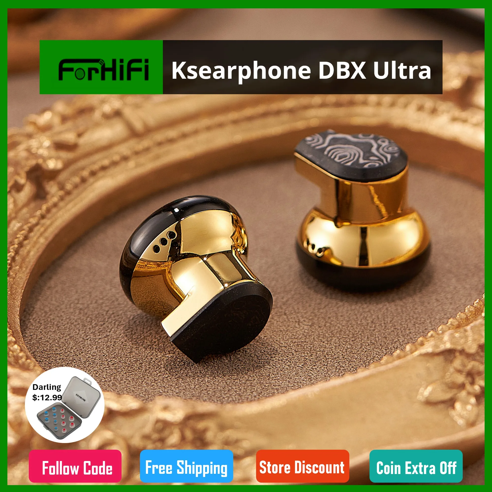 Ksearphone DBX Ultra Флагманские настоящие кованые дамасские золотые титановые полости с плоской головкой-вкладышем HIFI
Ksearphone DBX Ultra Флагманские настоящие кованые дамасские золотые титановые полости с плоской головкой-вкладышем HIFI