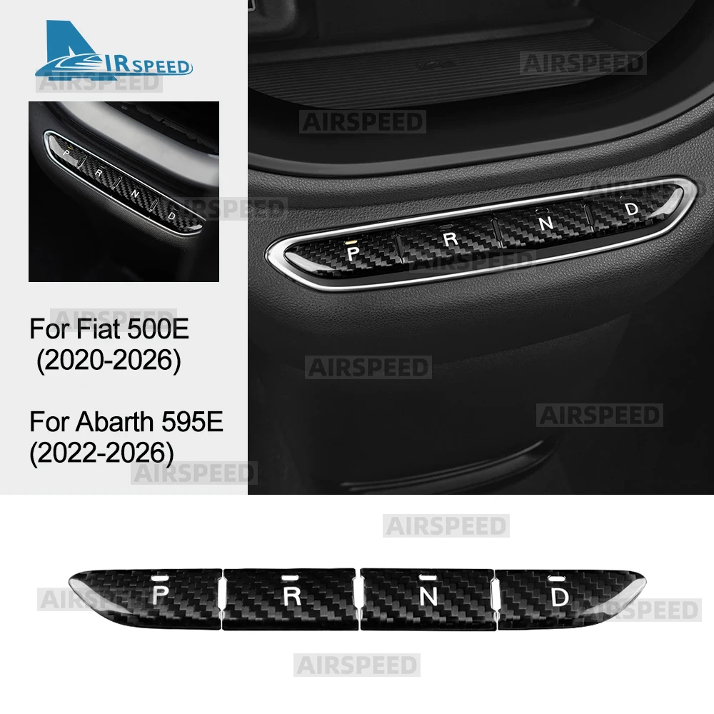 Накладка на кнопку переключения передач из настоящего твердого сухого карбона для Fiat 500e 2020-2026 и Abarth 595e 2022-2026
Накладка на кнопку переключения передач из настоящего твердого сухого карбона для Fiat 500e 2020-2026 и Abarth 595e 2022-2026