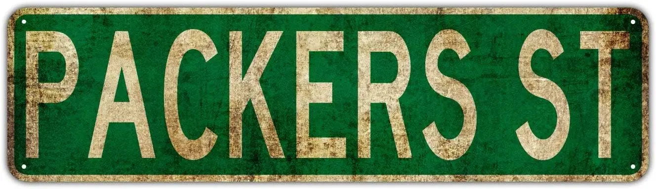 Уличный Знак HOUVSSEN Packers ST, деревенский винтажный Ретро металлический декор, настенный магазин, мужская пещера, бар, Забавный металлический знак 4x16 дюймов, винтажный налет
Уличный Знак HOUVSSEN Packers ST, деревенский винтажный Ретро металлический декор, настенный магазин, мужская пещера, бар, Забавный металлический знак 4x16 дюймов, винтажный налет