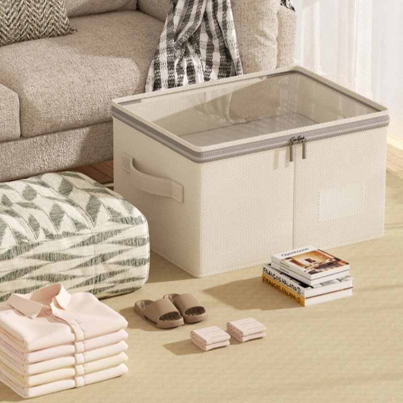 Large Capacity Clothing Storage Box Foldable Storage Bin for Down Jacket Quilt Organizer Box with Lid Bedroom Wardrobe Organizer
Large Capacity Clothing Storage Box Foldable Storage Bin for Down Jacket Quilt Organizer Box with Lid Bedroom Wardrobe Organizer