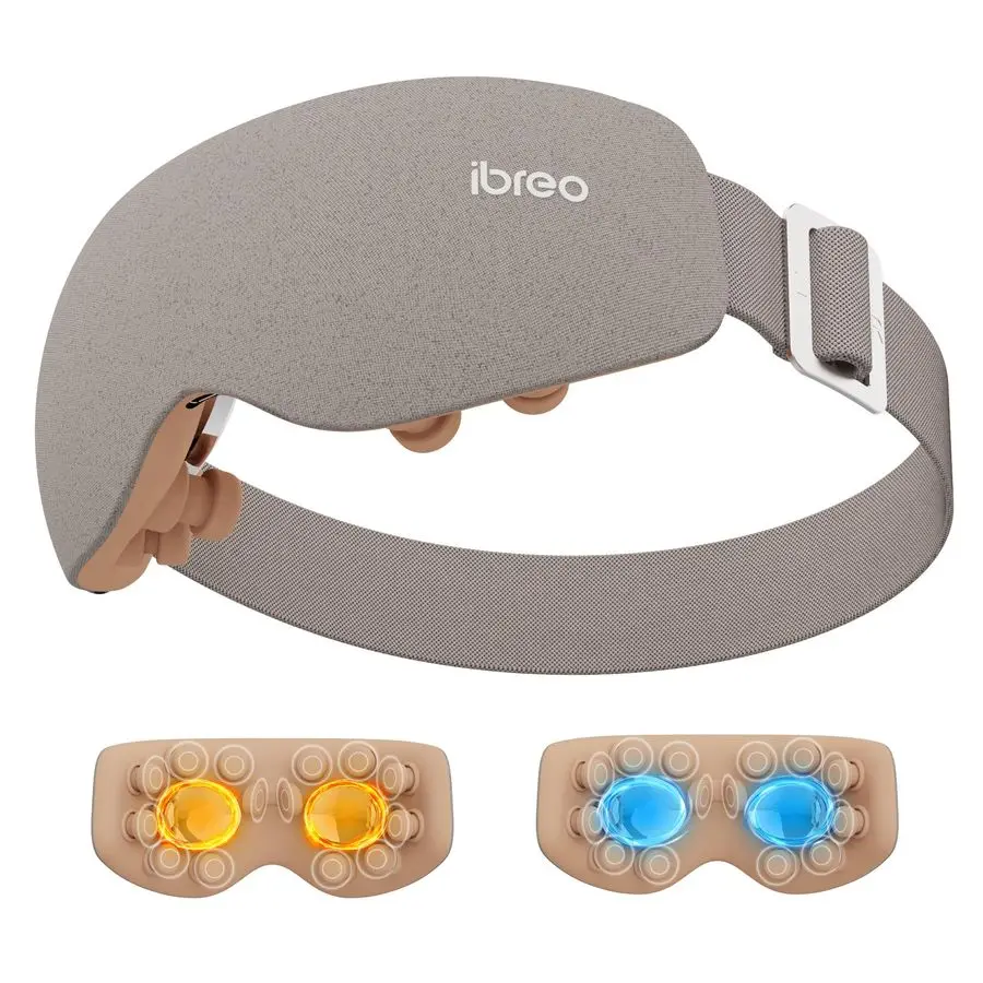 Massager with 2 Level Heat amp Cool, 150 Mins Uses, 3 Modes amp 14 Vibration Heads, Heated Eye Mask with Bluetooth Music for Mig
Massager with 2 Level Heat amp Cool, 150 Mins Uses, 3 Modes amp 14 Vibration Heads, Heated Eye Mask with Bluetooth Music for Mig