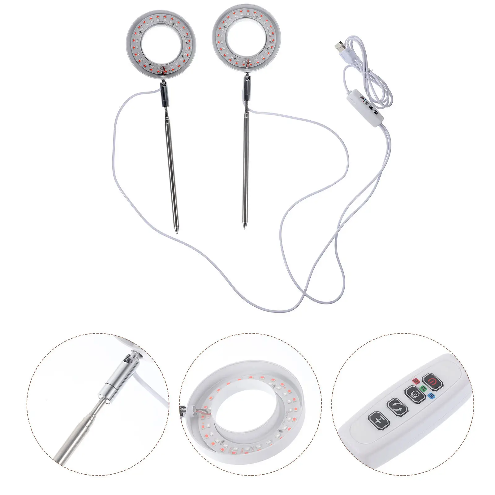 1Set LED Plant Grow Light Full Spectrum Adjustable Automatic Timing Indoor Plants Lighting Spectrum Lamp Grow Lights
1Set LED Plant Grow Light Full Spectrum Adjustable Automatic Timing Indoor Plants Lighting Spectrum Lamp Grow Lights