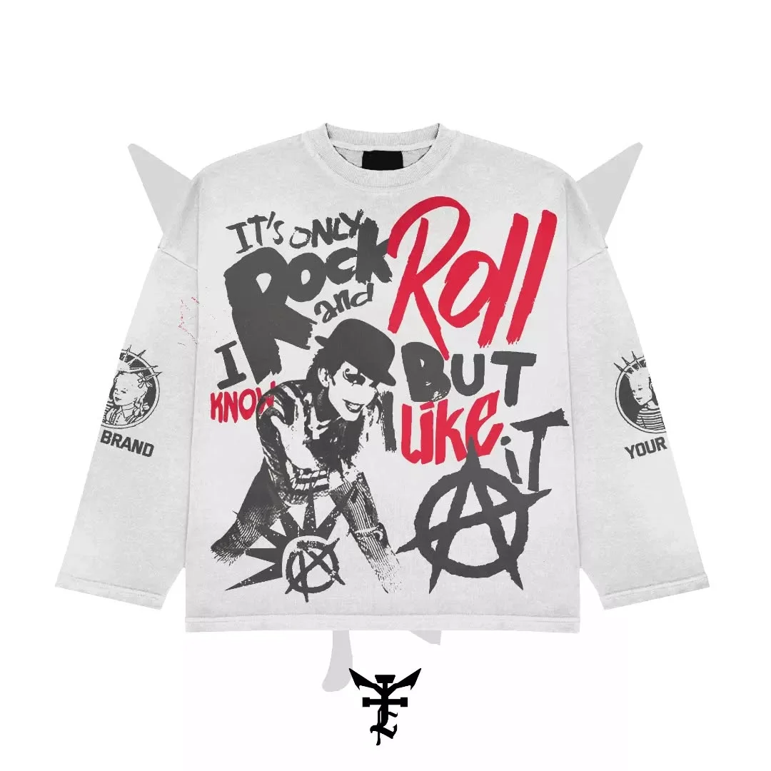 Goth Print Long Sleeve Shirts for Women Clothes Street Harajuku Hip Hop Vintage Y2k Top Graphic T Shirts Casual Women Clothing
Goth Print Long Sleeve Shirts for Women Clothes Street Harajuku Hip Hop Vintage Y2k Top Graphic T Shirts Casual Women Clothing