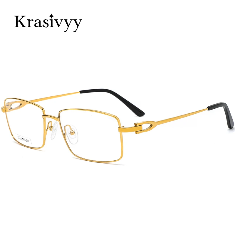 Krasivyy Pure Titanium Glasses Frame Men European Design Square Optical Prescription Eyeglasses Frames Male High Quality Eyewear
Krasivyy Pure Titanium Glasses Frame Men European Design Square Optical Prescription Eyeglasses Frames Male High Quality Eyewear