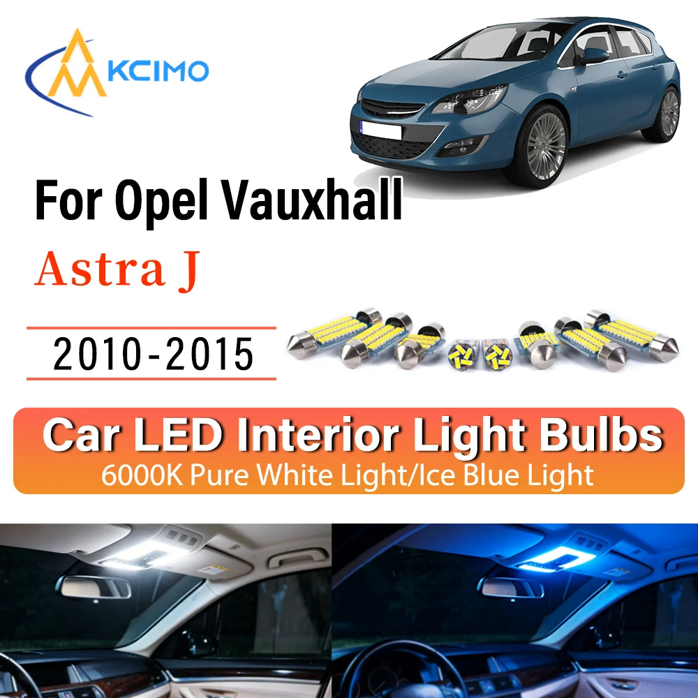 LED Interior Light Bulb Set For Opel Vauxhall Astra J 2010-2015 Easy Install Bright White/Blue Dome Map Door Courtesy Brights
LED Interior Light Bulb Set For Opel Vauxhall Astra J 2010-2015 Easy Install Bright White/Blue Dome Map Door Courtesy Brights