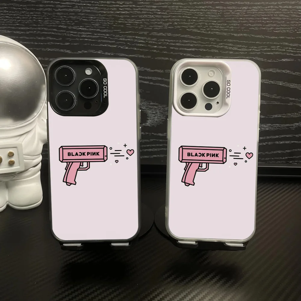 B-Black Fashion P-Pink Koreas Phone Case IMD Color Silver Shell For IPhone 16 15 14 13 12 11 Pro Max Plus
B-Black Fashion P-Pink Koreas Phone Case IMD Color Silver Shell For IPhone 16 15 14 13 12 11 Pro Max Plus