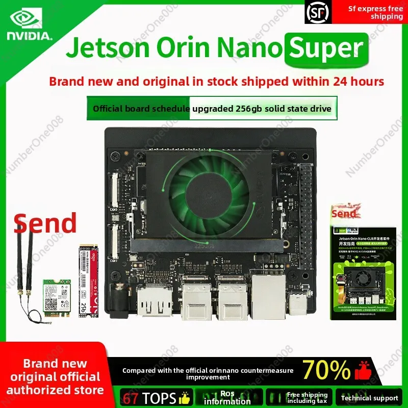 Jetson Orin Nano Super Development Board Kit Mainboard Orin NX Core Carrier Board
Jetson Orin Nano Super Development Board Kit Mainboard Orin NX Core Carrier Board